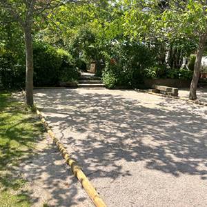 Le terrain de pétanque